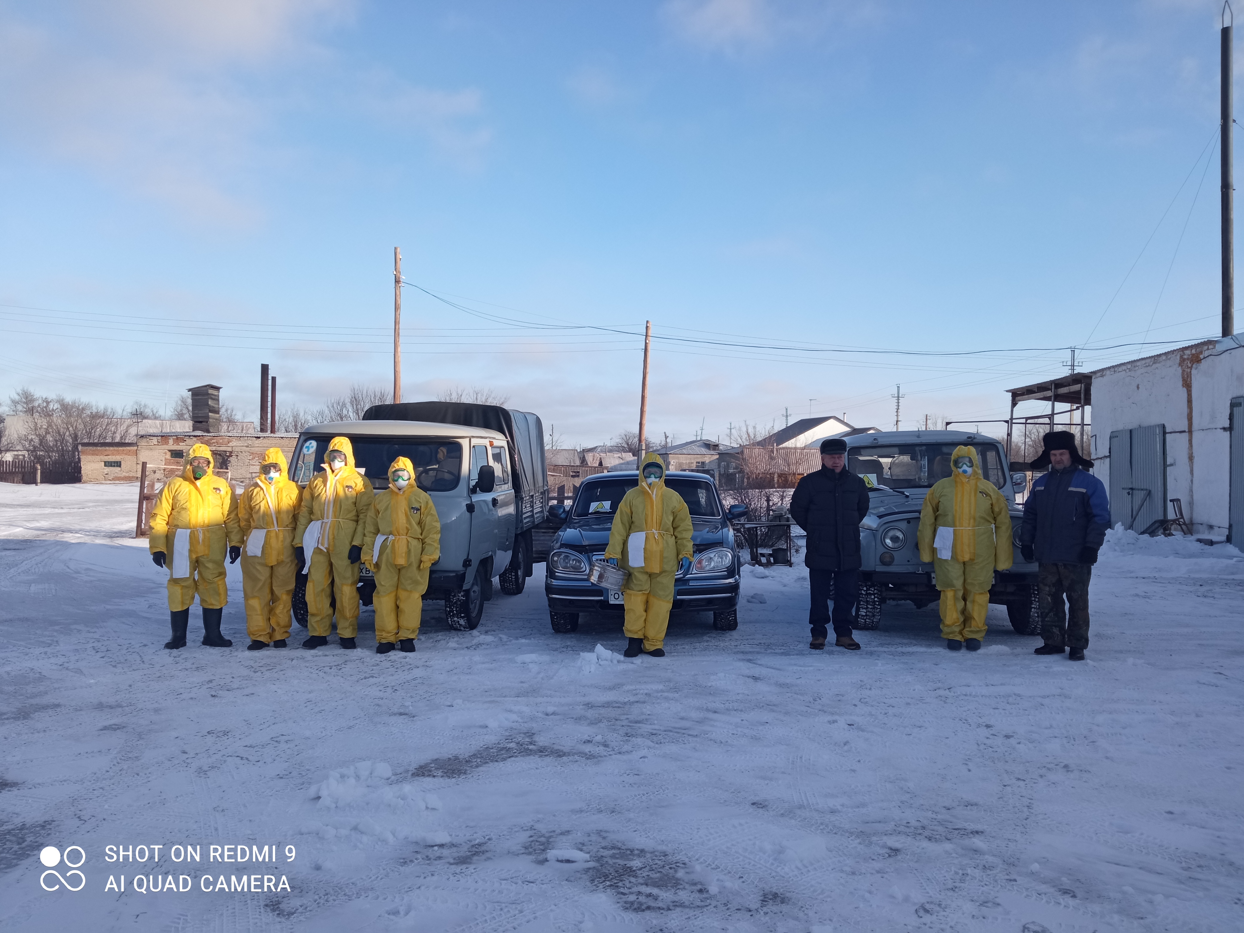 Ежегодные тренировки районного противоэпизоотического отряда.